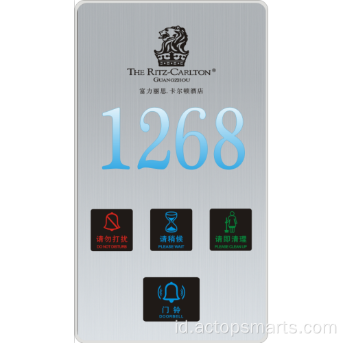 2020 doorplate nomor pintu elektronik